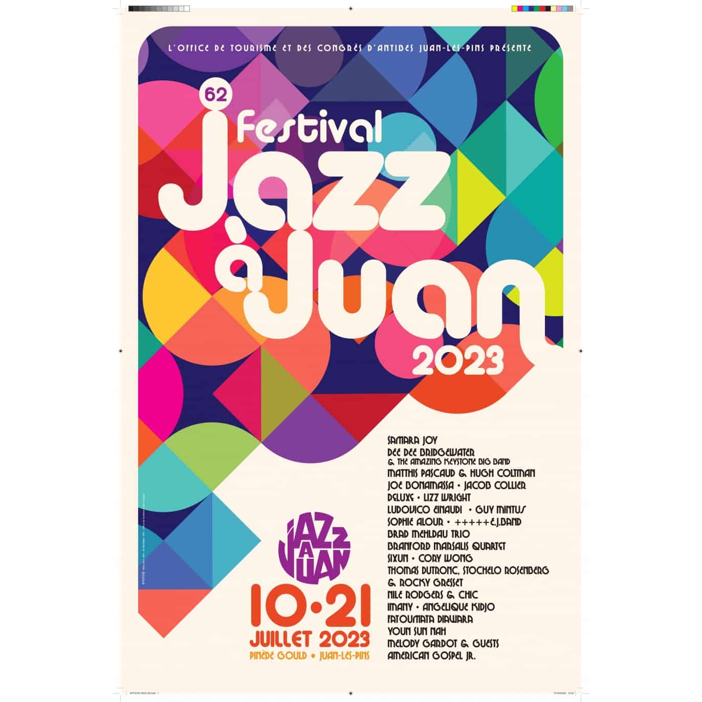 Affiche Jazz à Juan 2023