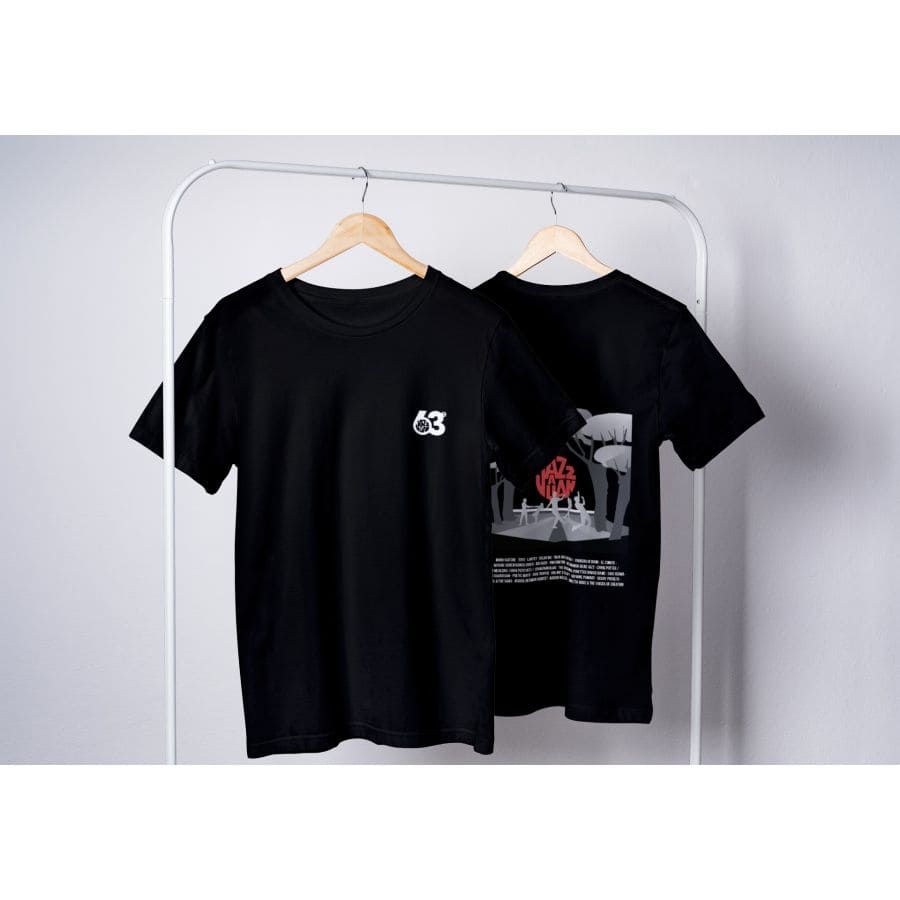 Tee shirt homme noir 63ème Festival Jazz à Juan