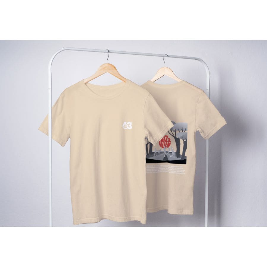 Tee shirt homme crème 63eme Festival Jazz à Juan