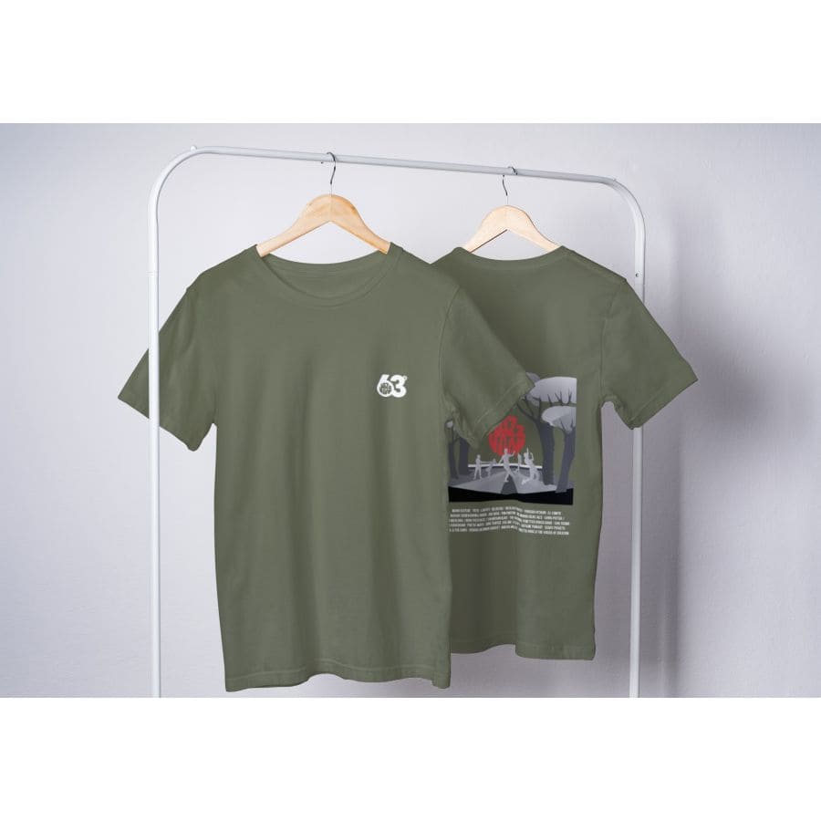 Tee shirt homme vert 63eme Festival Jazz à Juan