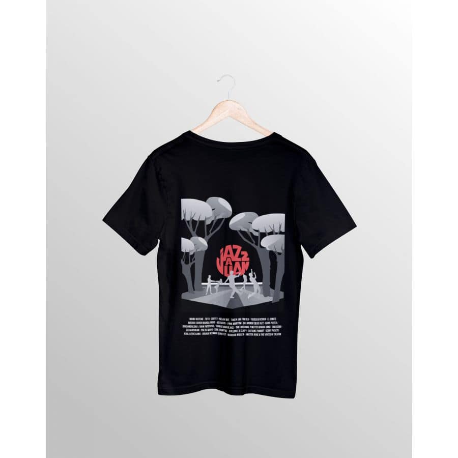Tee shirt homme noir 63ème Festival Jazz à Juan