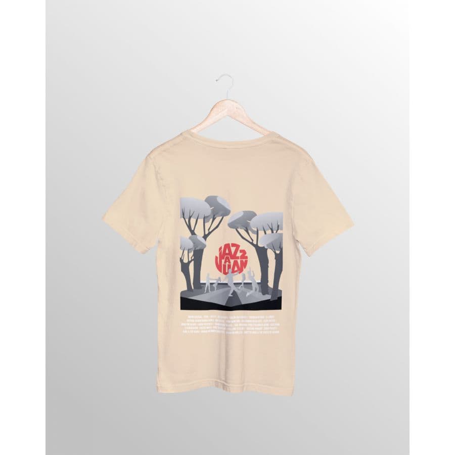 Tee shirt homme crème 63eme Festival Jazz à Juan