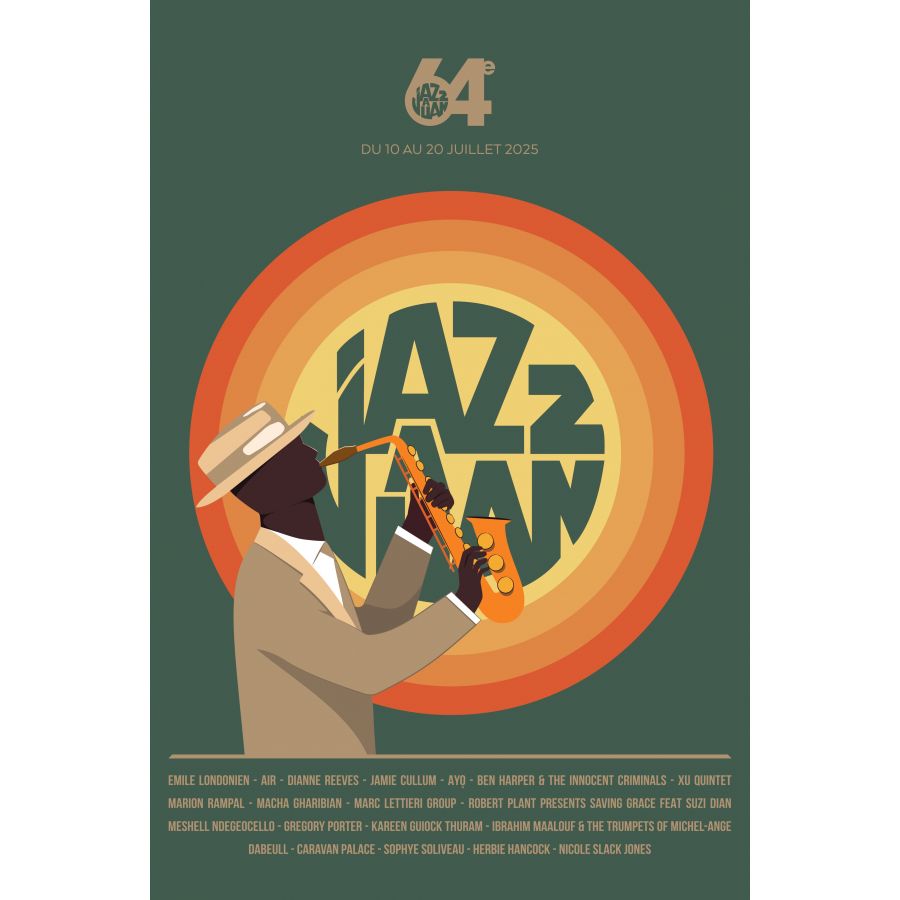 Affiches Jazz à Juan 2025